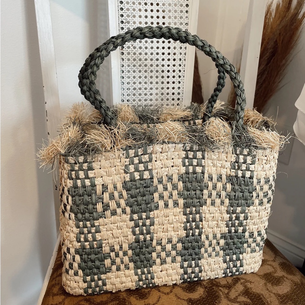 APAYA CAROLINA LARGE BAG NATURAL SAGE